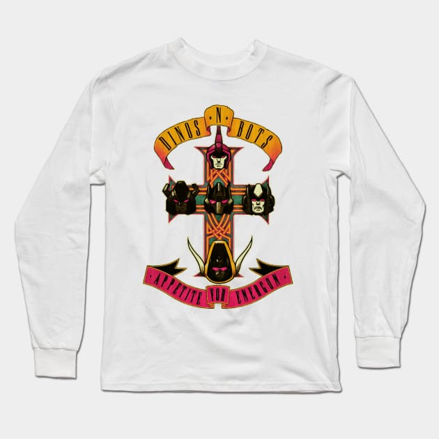 cartoon autobot Long Sleeve T-Shirt by hamaka